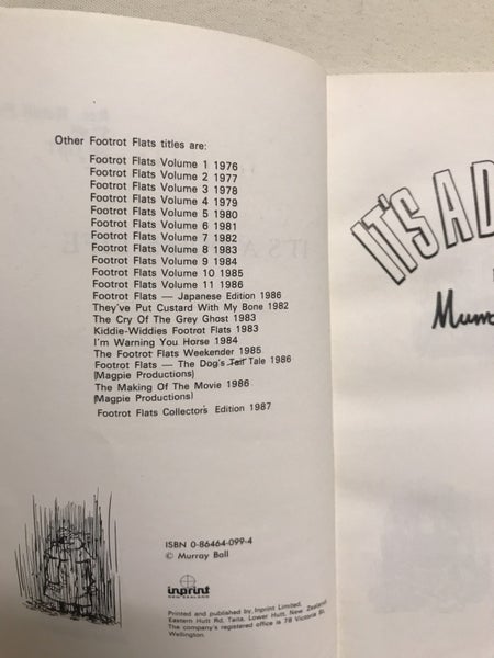 Footrot Flats books x 7 Carousel 17