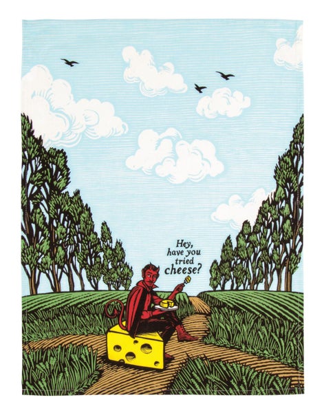 Have You Tried Cheese - Tea Towel Carousel 1