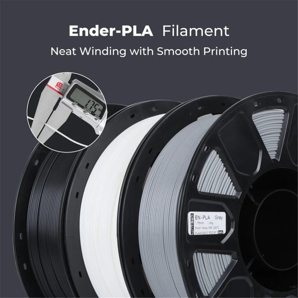 Creality Ender PLA Filament 1KG Roll - White Carousel 4