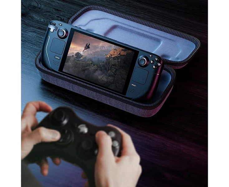 For Steam Deck Handheld Storage Bag Multi Functional Bracket EVA Game Console Carousel 2