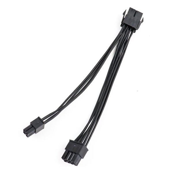 18 AWG 20cm 8 Pin Female To 8 Pin Male + 4 Pin Male CPU ATX Splitter Power Cable Carousel 1