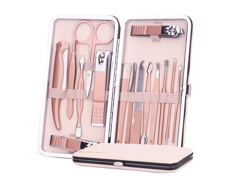 Manicure Set, Pedicure Set, 15 Piece Nail Clipper Set, Nail Care, Nail Clippe Carousel 1