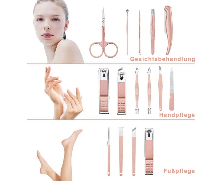 Manicure Set, Pedicure Set, 15 Piece Nail Clipper Set, Nail Care, Nail Clippe Carousel 2