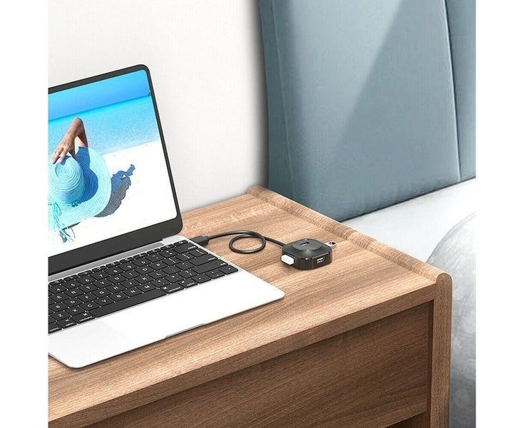 4 Port USB HUB Distribution Splitter Adapter USB3.0 Super Speed Hub for Lapto Carousel 7