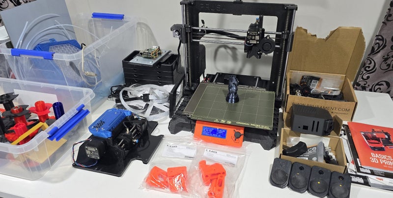 Prusa Mk3S+ MMU, Mosquito Hotend, LCD, Ras Pi 3B+ etc etc Carousel 1