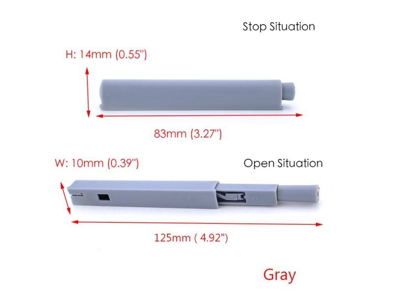 KAK 4pcs Push To Open Damper Er For Cabinet Door With Magnet Carousel 1