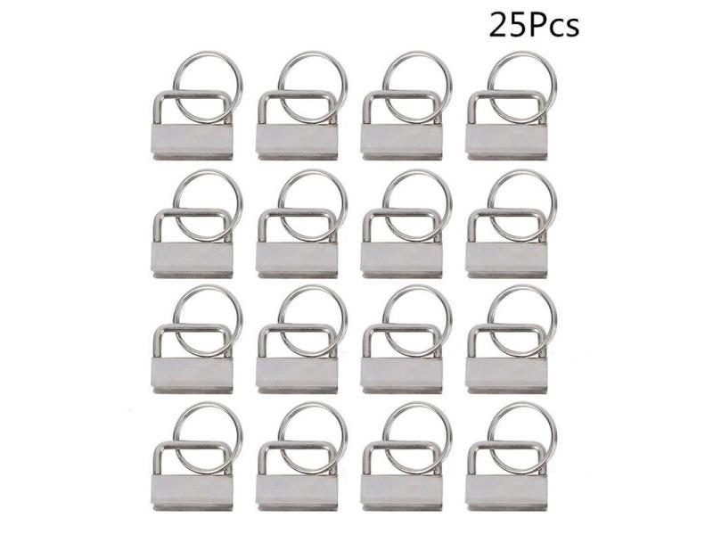 Key Fob Keychain Wristlet Chain Making Kit Supplies Lanyard Set Inch Ring Hooks Carousel 1