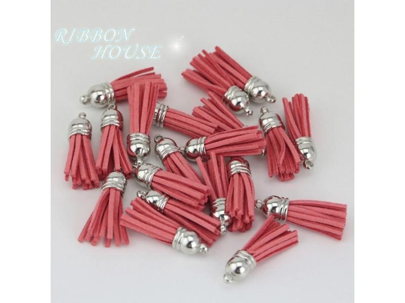 20 Pcs/lot Tassel Leather Fringe For Purl Macrame DIY Accessories Carousel 1