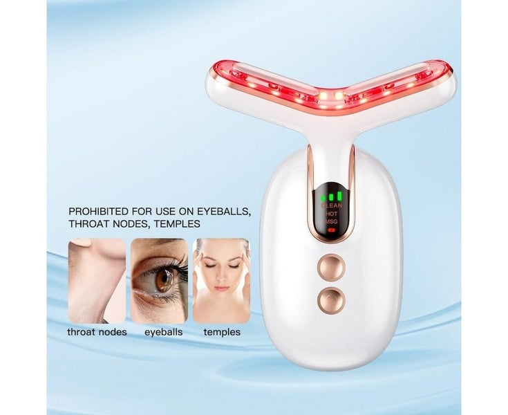 Neck Face Massager, Multifunctional Facial Massager, Rechargeable Sculpting T Carousel 2