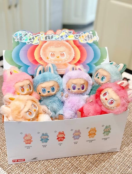POPMART Big Into Energy Labubu V3 Plush Pendant Blind Box Carousel 20