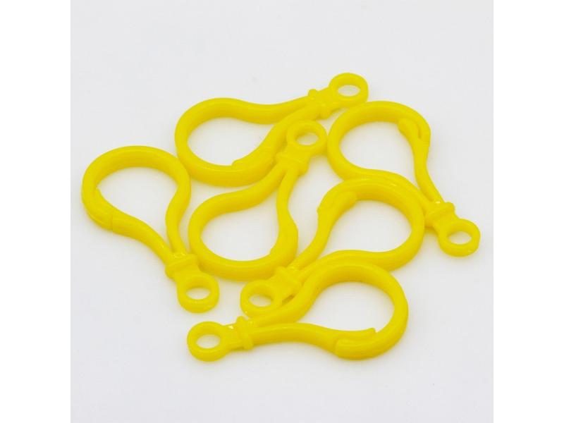 20p 25x50mm Multicolor Plastic Bulb Shape Lobster Trigger Clasps For Keychain Carousel 1