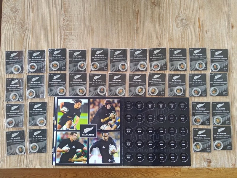 All Blacks 2003 Medallion Collection - MINT condition Carousel 1