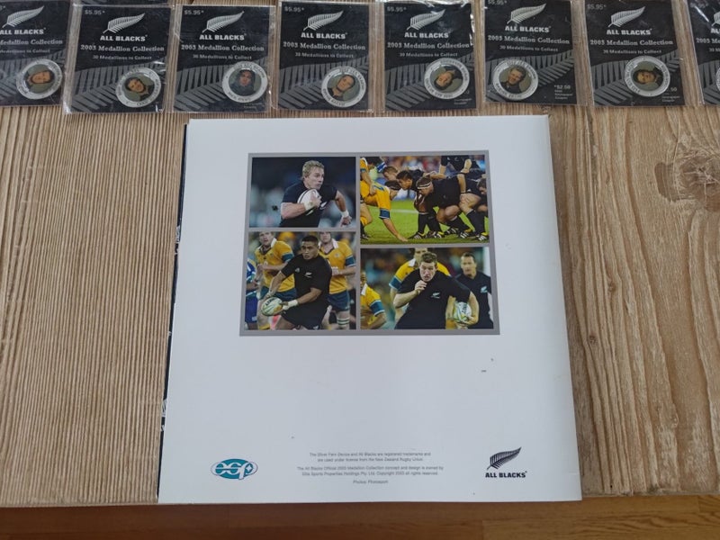 All Blacks 2003 Medallion Collection - MINT condition Carousel 7