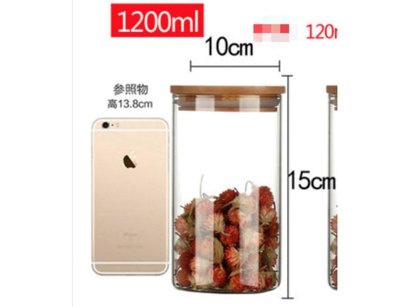 Birthday Candle Making DIY Jars Borosilicate Glass Seal Pot Canister Tea Pot Carousel 1