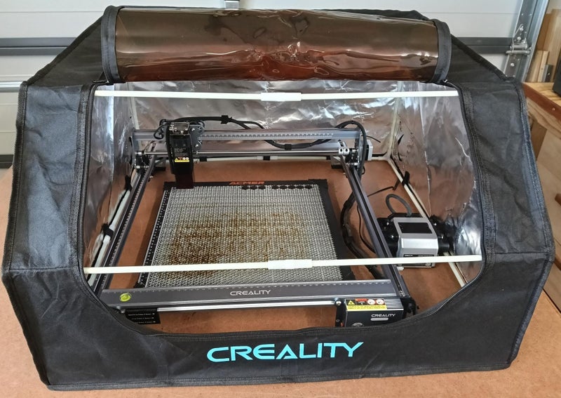 Creality Falcon 10W Diode Laser - with air assist, Honeycomb & enclosure Carousel 1