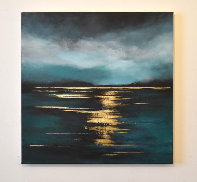 AOTEAROA DUSK - GOLD LEAF - LARGE Carousel 1