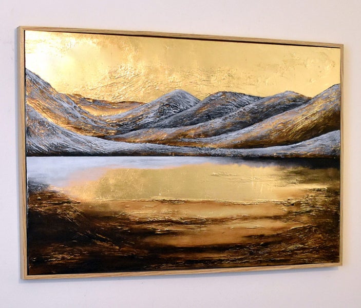 MILFORD SOUND - GOLD LEAF - FLOATING FRAME LARGE Carousel 2