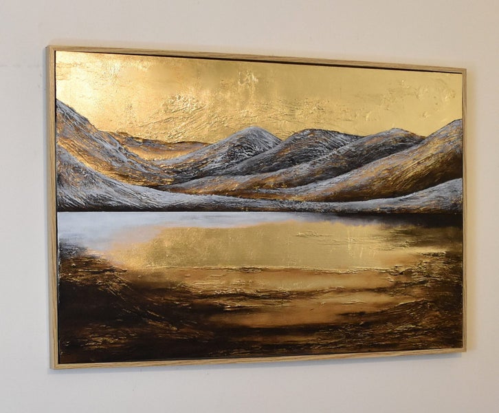 MILFORD SOUND - GOLD LEAF - FLOATING FRAME LARGE Carousel 10