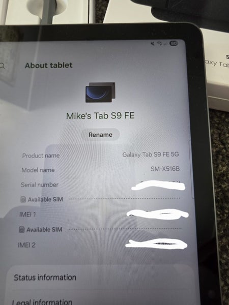 Samsung S9FE 5G Tablet Carousel 2