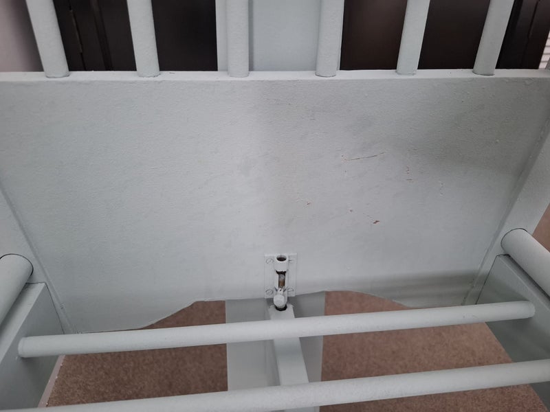 Gorgeous Duckegg Blue Grey French Country Style Bassinet - Upcycled with Love!63617460862850113
