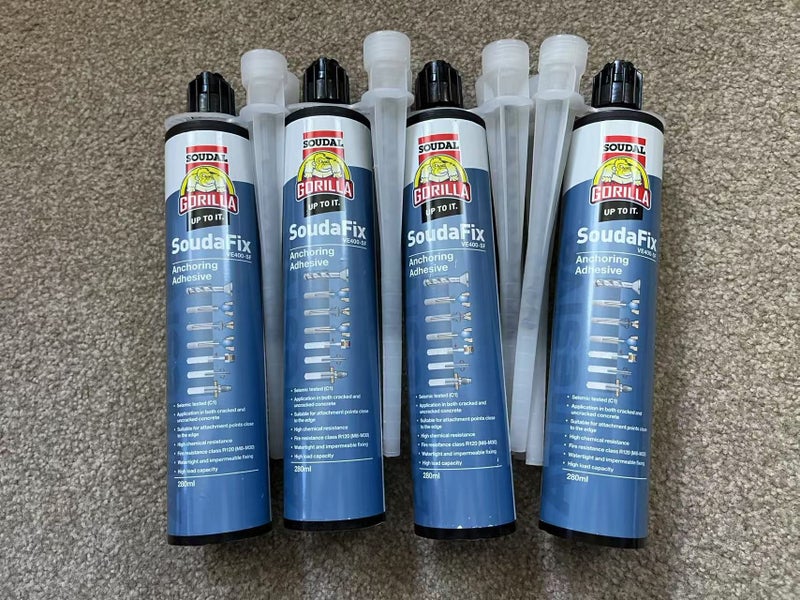Gorilla Soudafix Chemical Anchoring Adhesive C1 Seismic Carousel 1