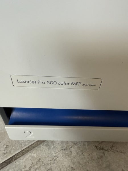 LaserJet Pro 500 color MFP M570dw - Faulty Carousel 4