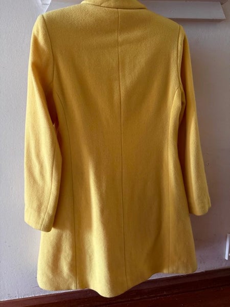 Banana yellow woollen coat63615748915457112