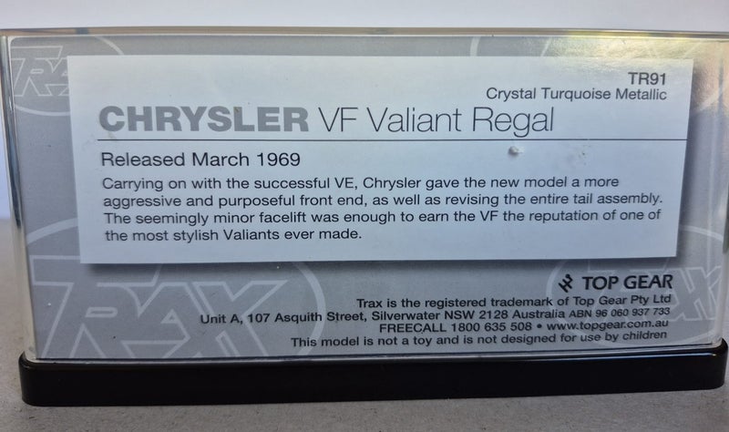 1969 VF Valiant Regal Diecast Carousel 2