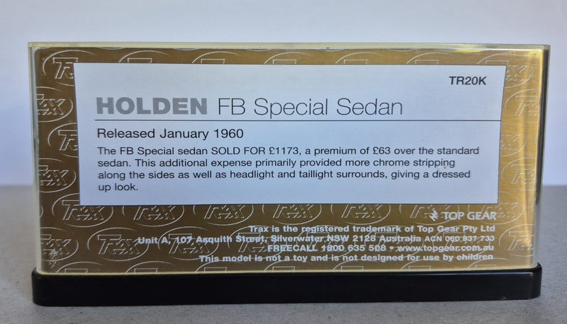 1960 FB Holden Special Diecast Carousel 2