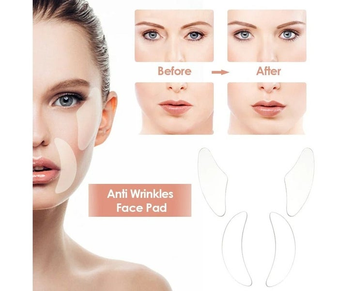 18pc Reusable Silicone Wrinkle Patches For Face Neck And Eyes Carousel 2