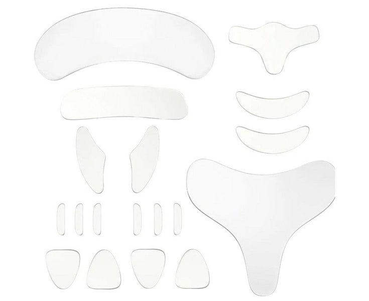 18pc Reusable Silicone Wrinkle Patches For Face Neck And Eyes Carousel 7