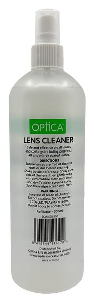 500ml Optica Lens Cleaner Spray Solution - Value Pack Carousel 2
