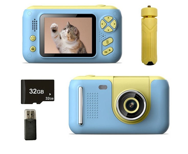 1080P Kids Selfie Flip Lens HD Compact Digital Photo and Video Rechargeable C Carousel 1