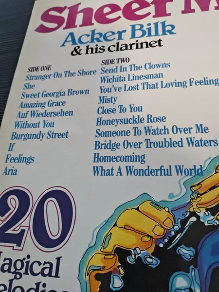 Acker Bilk & his Clarinet "SHEER MAJIC" LP Carousel 2