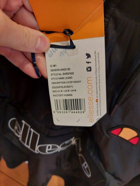 Men's ELLESSE - Legnos Jacket - Black - Medium63615751108227114
