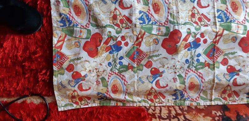 Vintage Table Cloth Carousel 1