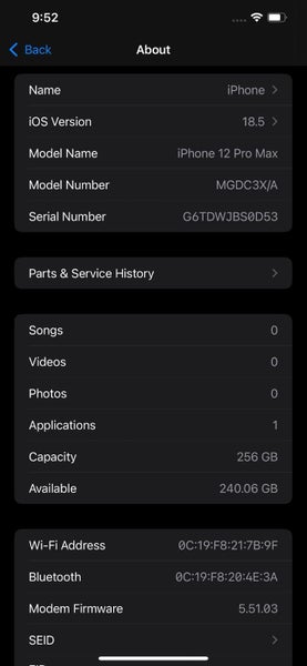 $1 Reserve - iPhone 12 Pro Max 256gb63615882070785113