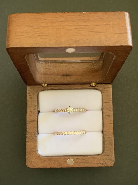 Two Diamond & Rose Gold Rings $4,200 value Carousel 2