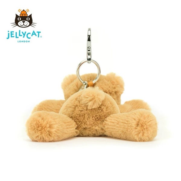 Jellycat London Smudge Bear Bag Charm / Keychain – Plush Toy Gift Carousel 1