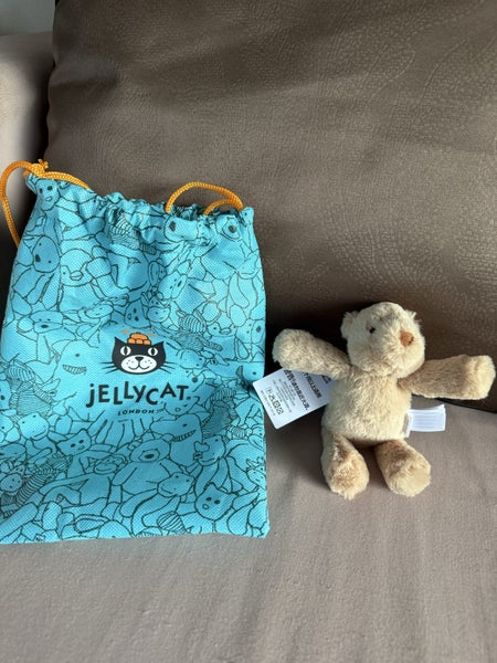 Jellycat London Smudge Bear Bag Charm / Keychain – Plush Toy Gift Carousel 4
