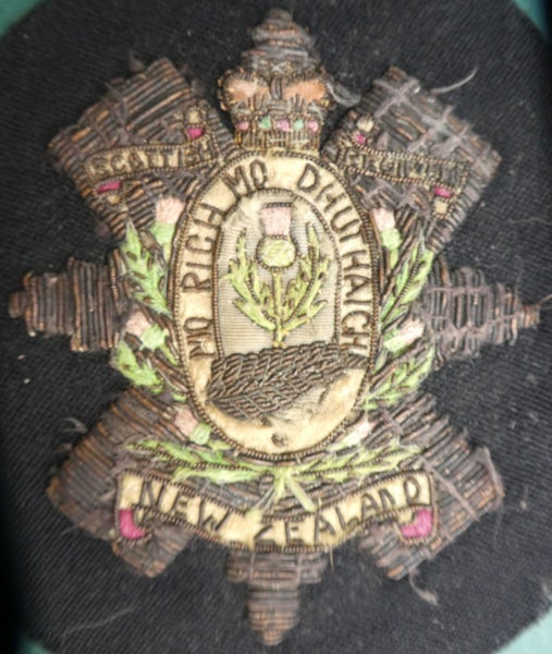 NEW ZEALAND SCOTTISH EARLY BLAZER BADGE BULLION Carousel 2