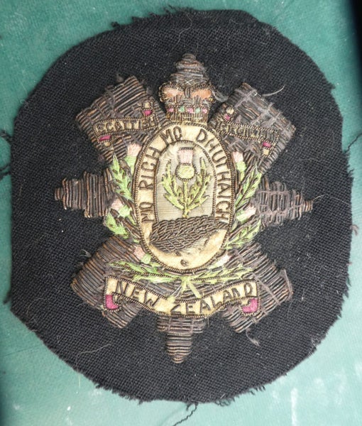NEW ZEALAND SCOTTISH EARLY BLAZER BADGE BULLION Carousel 1