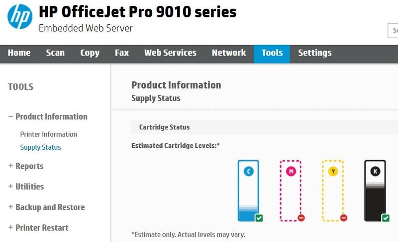 HP9010 Officejet Pro 9010 Printer Carousel 2