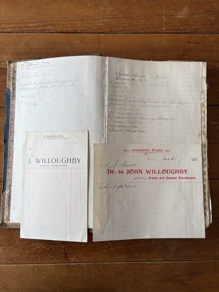 Own a piece of Cardrona Hotel history – original 1904 ledger from Otago icon Carousel 1