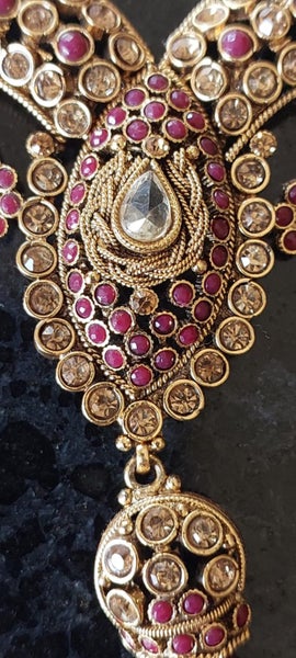 Magnificent $1 Reserve 18k Vintage Gold plated Necklace Carousel 1