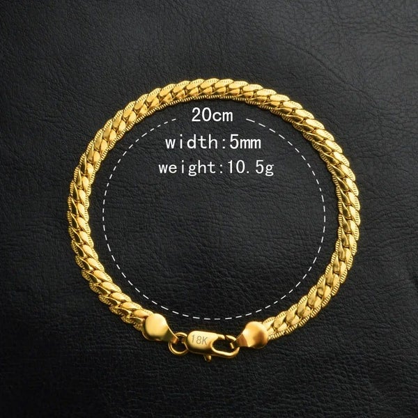Silver or Gold Plated Chain Bracelet | 20cm | Gift Boxed Carousel 2
