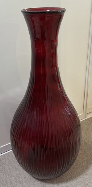 Huge Glass Vase in Red63617476591747112