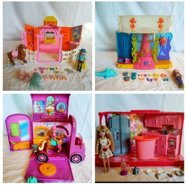 Bulk Lot of Vintage Polly Pocket Playsets Carousel 1