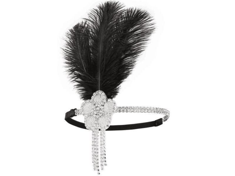 1920s Great Gatsby Party Costume Accessories Set 20s Flapper Headband Pearl Carousel 1