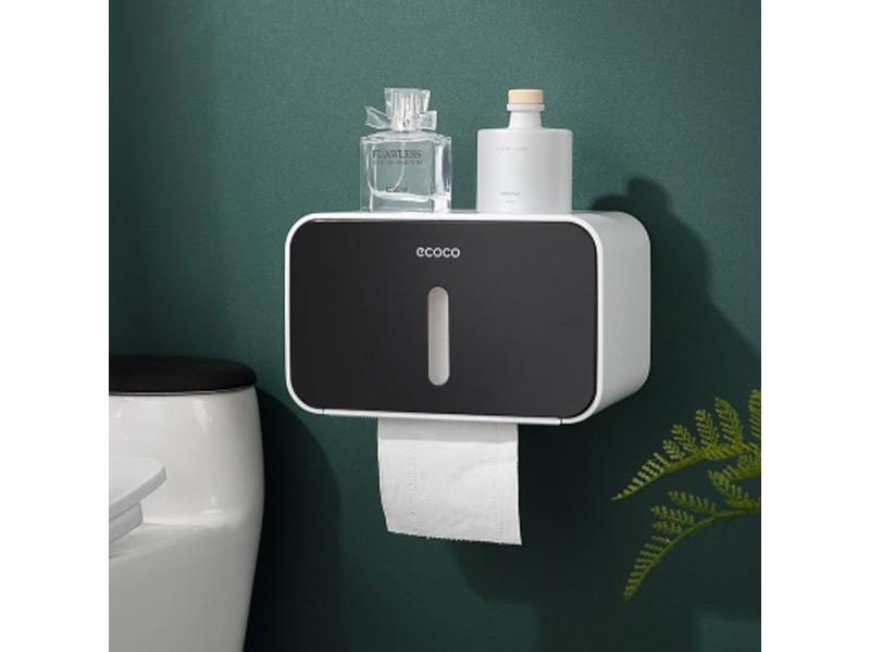 Toilet Paper Holder Wall Mounted Bathroom Accessories Tray Carousel 1